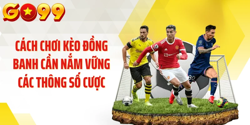 Cách chơi kèo đồng banh cần nắm vững các thông số cược