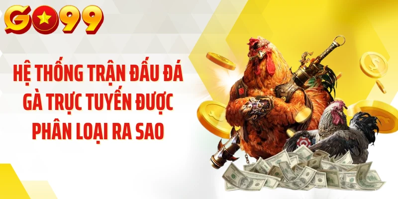 Hệ thống trận đấu đá gà trực tuyến được phân loại ra sao